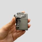 فندک گازی هارلی دویدسون طرح عقاب و سیلندر کد Sdg-916d7 - Image 6