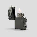 فندک گازی هارلی دویدسون طرح عقاب و سیلندر کد Sdg-916d7 - Image 2