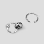 پیرسینگ حلقه اسکلتی مدل Double Rings کد Hsn-735d2 - Image 3