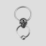 پیرسینگ حلقه اسکلتی مدل Double Rings کد Hsn-735d2 - Image 2
