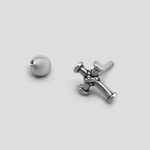 پیرسینگ طرح صلیب مدل Tiny Cross کد Hsn-489d3 - Image 2
