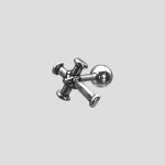 پیرسینگ طرح صلیب مدل Tiny Cross کد Hsn-489d3 - Image 4