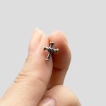 پیرسینگ طرح صلیب مدل Tiny Cross کد Hsn-489d3 - Image 5