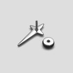 پیرسینگ طرح صلیب مدل Long Cross کد Hsn-489d5 - Image 3