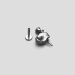 پیرسینگ اسکلت عاشق مدل Rose کد Hsn-489d6 - Image 3