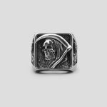 انگشتر اسکلت فرشته مرگ مدل Skull Angels کد Njd307 - Image 2