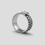 حلقه اسکلتی استیل مدل Tiny-Skulls کد Njd307 - Image 2