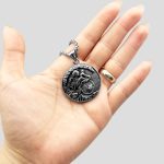 پلاک و گردنبند استیل اسکلتی مدل Liberty Coin کد Njd-874d2 - Image 4