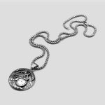 پلاک و گردنبند استیل اسکلتی مدل Liberty Coin کد Njd-874d2 - Image 2