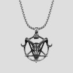 پلاک و گردنبند استیل اسکلتی مدل Antelope کد Njd-874d4