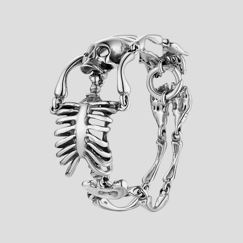 48358- دستبند اسکلت استیل مدل Skeleton Body (1) دستبند اسکلت استیل مدل Skeleton Body کد Njd-938d2 - Image 1
