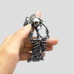 دستبند اسکلت استیل مدل Skeleton Body کد Njd-938d2 - Image 8