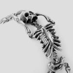 دستبند اسکلت استیل مدل Skeleton Body کد Njd-938d2 - Image 6
