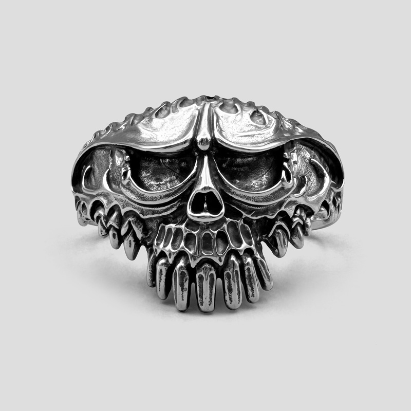 48369- دستبند اسکلتی استیل مدل Huge Angry Skull (1) دستبند اسکلتی استیل مدل Huge Angry Skull کد Njd-938d3 - Image 1