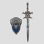 سپر و شمشیر وارکرفت مدل Cataclysmic کد Hsm-302d4