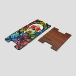 استند موبایل اسکلتی مدل Flowered Eyes کد Phs-241d1 - Image 3