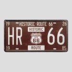 تابلو فلزی مدل Historic Route 66 کد Njd-528d6 - Image 2