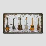تابلو فلزی مدل Guitar Heavy کد Njd-528d7