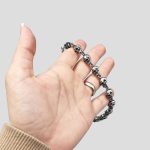 دستبند اسکلتی استیل مدل Twelve Skulls کد Njd-938d4 - Image 5