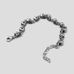 دستبند اسکلتی استیل مدل Twelve Skulls کد Njd-938d4 - Image 2