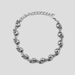دستبند اسکلتی استیل مدل Twelve Skulls کد Njd-938d4 - Image 3