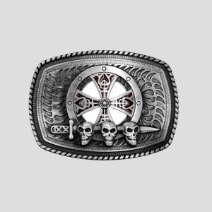 سگک کمربند اسکلتی مدل Iron Cross کد Njd-822d7