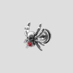 پیرسینگ اسکلتی طرح عنکبوت مدل Gem کد Hsn-477d4