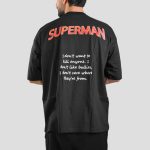 تیشرت لش سوپرمن مدل Superman-Logo کد Spl-445d3 رنگ مشکی - Image 4
