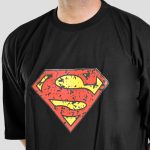 تیشرت لش سوپرمن مدل Superman-Logo کد Spl-445d3 رنگ مشکی - Image 5