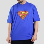 تیشرت لش سوپرمن مدل Superman-Logo کد Spl-445d3 رنگ آبی - Image 2