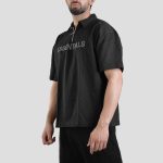 تیشرت نیم زیپ مدل Fear of God کد Spl-445d4 رنگ مشکی - Image 2