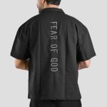 تیشرت نیم زیپ مدل Fear of God کد Spl-445d4 رنگ مشکی - Image 3