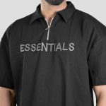 تیشرت نیم زیپ مدل Fear of God کد Spl-445d4 رنگ مشکی - Image 4