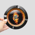 زیرسیگاری اسکلتی مدل Skull and Fire کد Njd-581d4 - Image 4