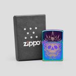فندک بنزینی طرح زیپو مدل Skull King کد Sdg-597d7