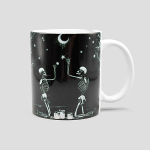 ماگ اسکلتی سرامیکی مدل Painting the Stars کد Dbm-899d6