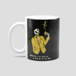 ماگ اسکلتی سرامیکی مدل Cup of Coffee کد Dbm-899d7