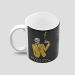 ماگ اسکلتی سرامیکی مدل Cup of Coffee کد Dbm-899d7 - Image 3