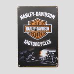 تابلو فلزی مدل Harley Davidson Motorcycles کد Frh-528d8