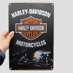 تابلو فلزی مدل Harley Davidson Motorcycles کد Frh-528d8 - Image 3