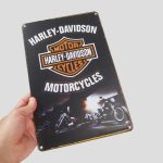 تابلو فلزی مدل Harley Davidson Motorcycles کد Frh-528d8 - Image 4