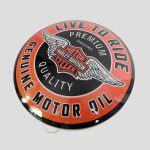تابلو فلزی هارلی دیویدسون مدل Harley Logo کد Njd-397d1 - Image 2