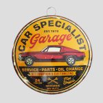 تابلو فلزی طرح تعمیرگاه مدل Car Specialist کد Njd-397d2