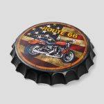 تابلو فلزی طرح موتورسیکلت مدل Route 66 کد Njd-397d3 - Image 2