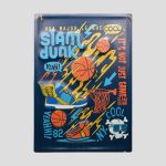 تابلو فلزی اسکلتی طرح بسکتبال مدل Slam Dunk کد Njd-397d4 - Image 5