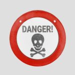 استیکر دیواری اسکلتی چوبی مدل Danger 16cm کد Dbm-817d5 - Image 4