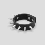 دستبند چرمی اسپایک‌دار (2 سانتیمتری) مدل 1Line کد Dbm-674d7 - Image 2