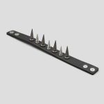 دستبند چرمی اسپایک‌دار (2-2.5 سانتیمتری) مدل 1Line کد Dbm-674d8 - Image 3