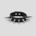 دستبند چرمی اسپایک‌دار (2.5 سانتیمتری) مدل 1Line کد Dbm-674d9