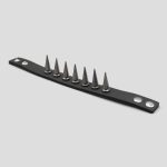 دستبند چرمی اسپایک‌دار (2.5 سانتیمتری) مدل 1Line کد Dbm-674d9 - Image 3